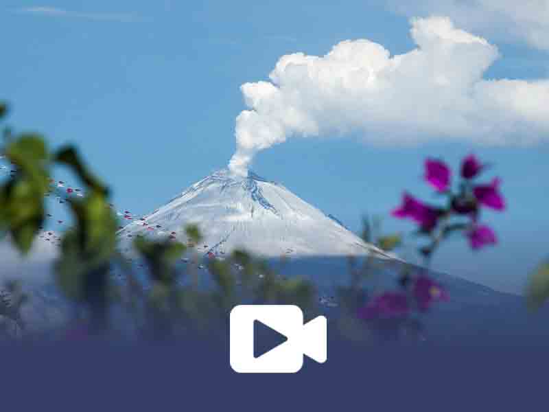 20 Años de actividad eruptiva del Popocatépetl